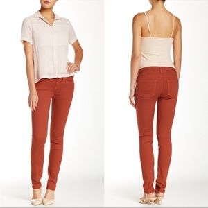 Vince 5 Pocket Rust Skinny Jeans 28